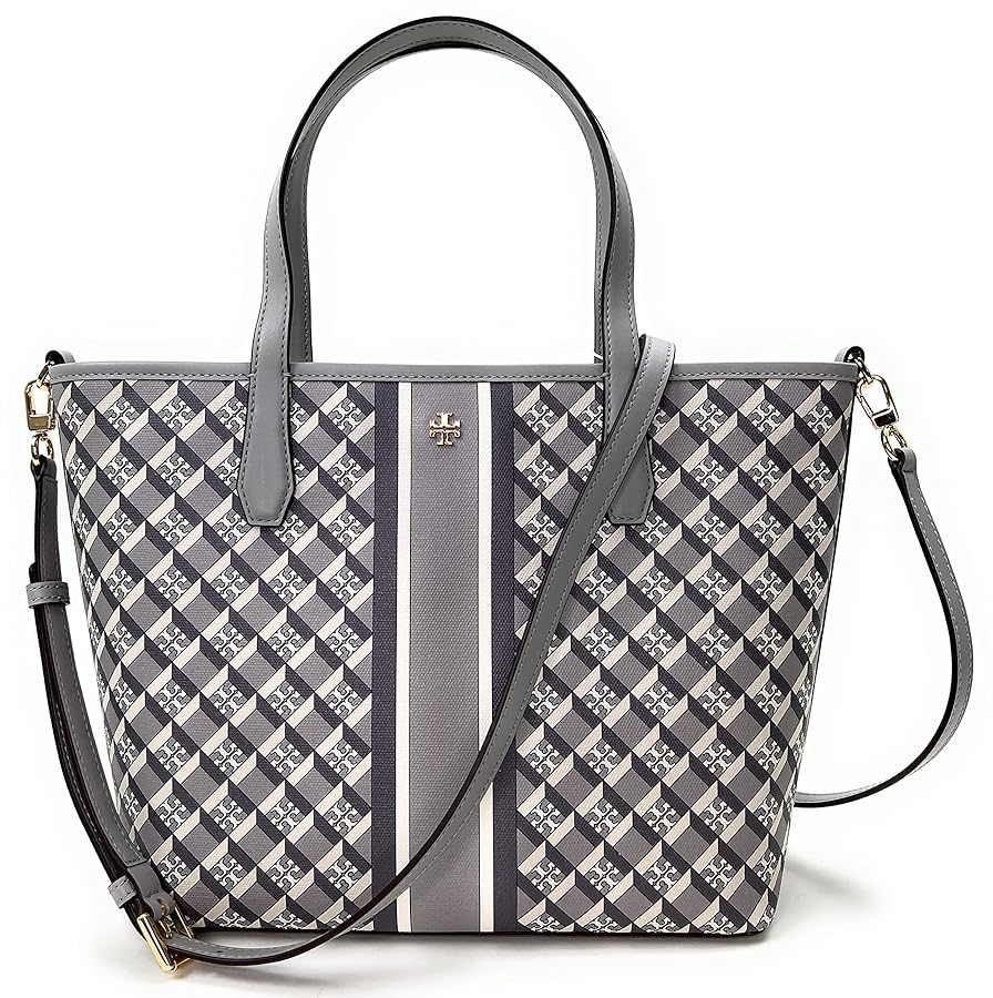 TORY BURCH MOLDOVAコート Mサイズ Amazon.com: Tory Burch Women's Geo Logo Mini Top Zip Tote